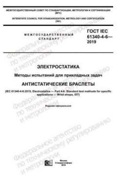 GOST IEC 61340-4-6-2019